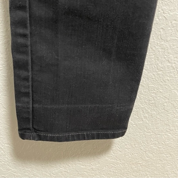 Eileen Fisher Organic Cotton Black Slim Jeans Size 12 - Picture 4 of 6